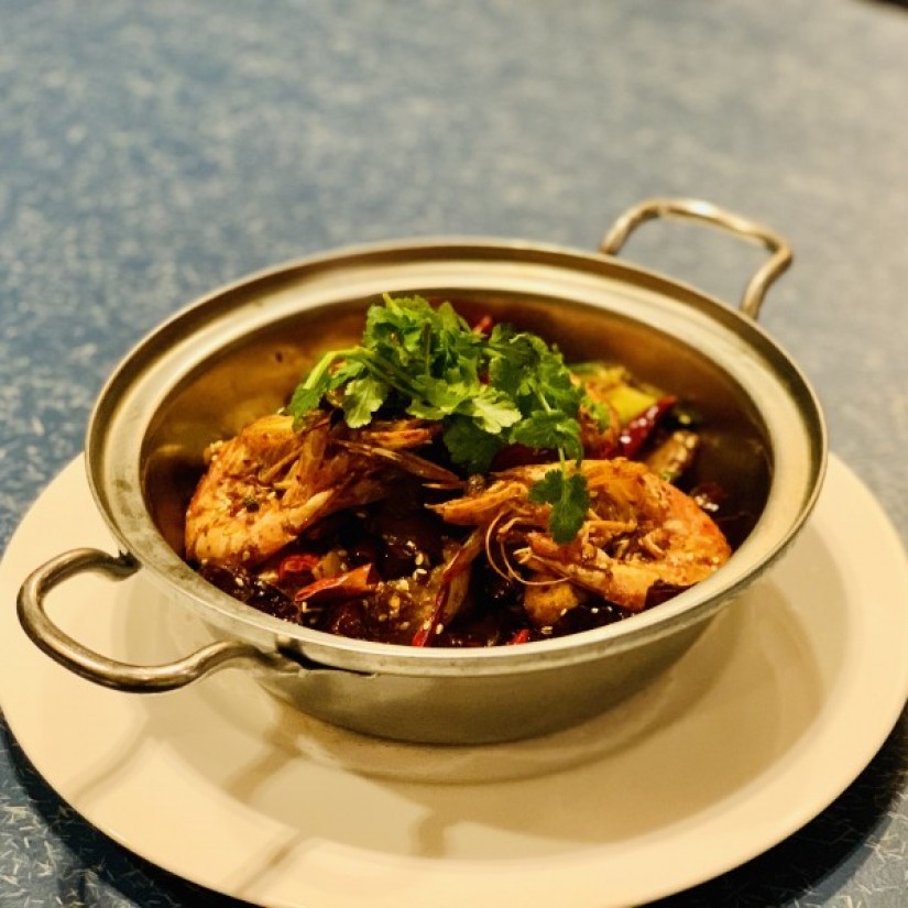 海老の干鍋醬の炒め