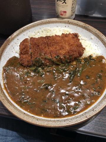 低糖質カレー +ヒレカツ 5辛