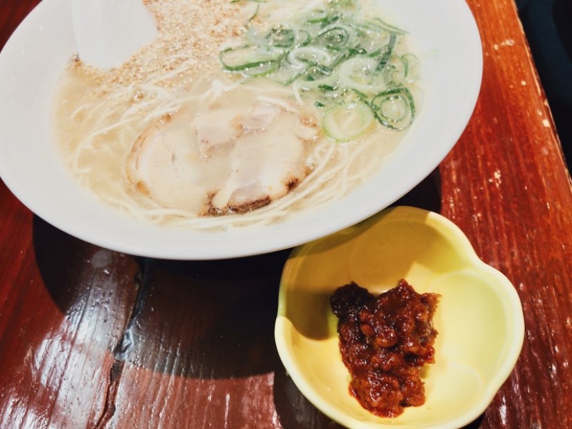 ラーメン辛肉味噌トッピング