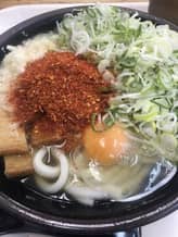 天玉かうどん　一味のせ