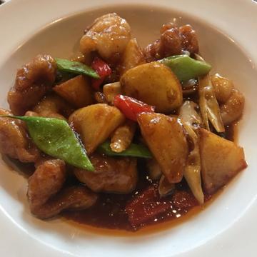 鳥の麻辣炒め(日替わり) 0.5