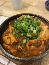 鉄板おつまみ麻婆豆腐