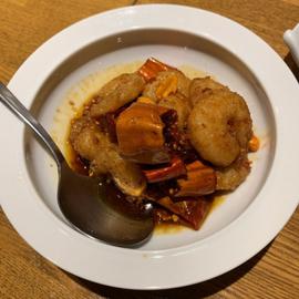 エビの甘辛にんにく醤油