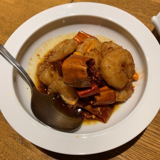 エビの甘辛にんにく醤油