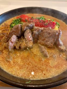 豚肩ロースステーキカレー 3辛