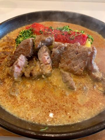 豚肩ロースステーキカレー 3辛