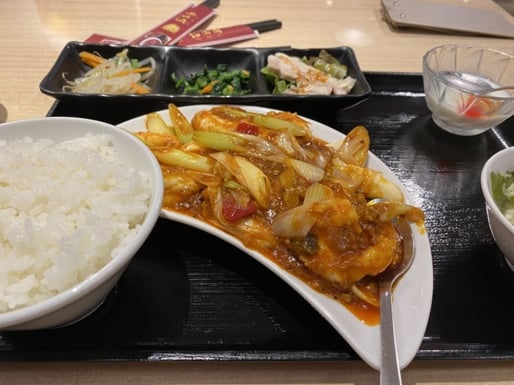 エビの四川風炒め