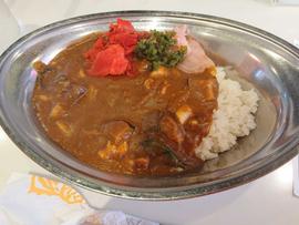 野菜ルー×チキン 極辛 ライス少なめ