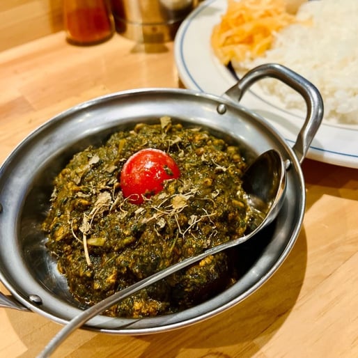 ほうれん草キーマ チーズ入り