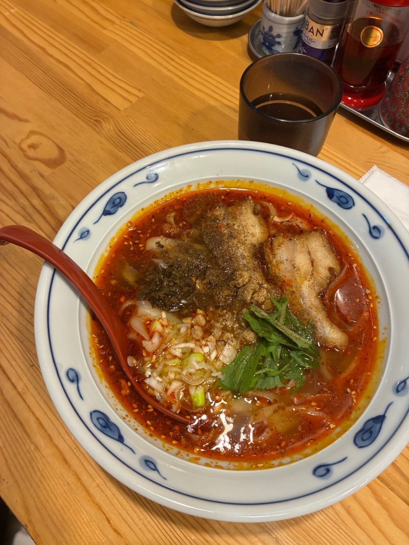 マーラー刀削麺3辛い　 3辛