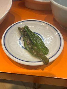 青唐辛子の醤油漬け