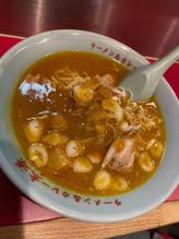 カレーラーメンニンニク増し増し 普通