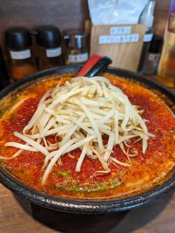 辛麺ニラもやし増し 激辛