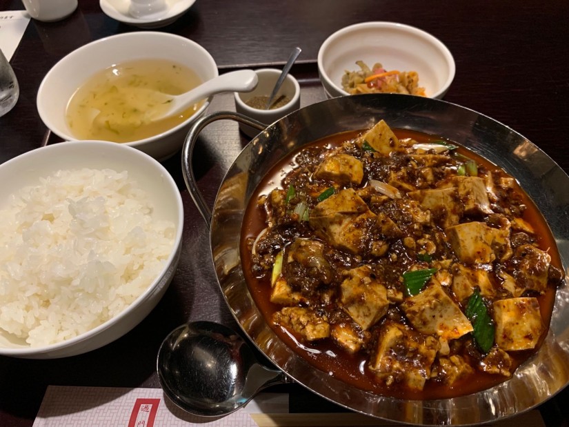 重慶式麻婆豆腐セット ガンラー追加