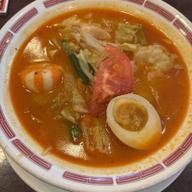 小籠包入り!紅白団子の麻辣担 3辛