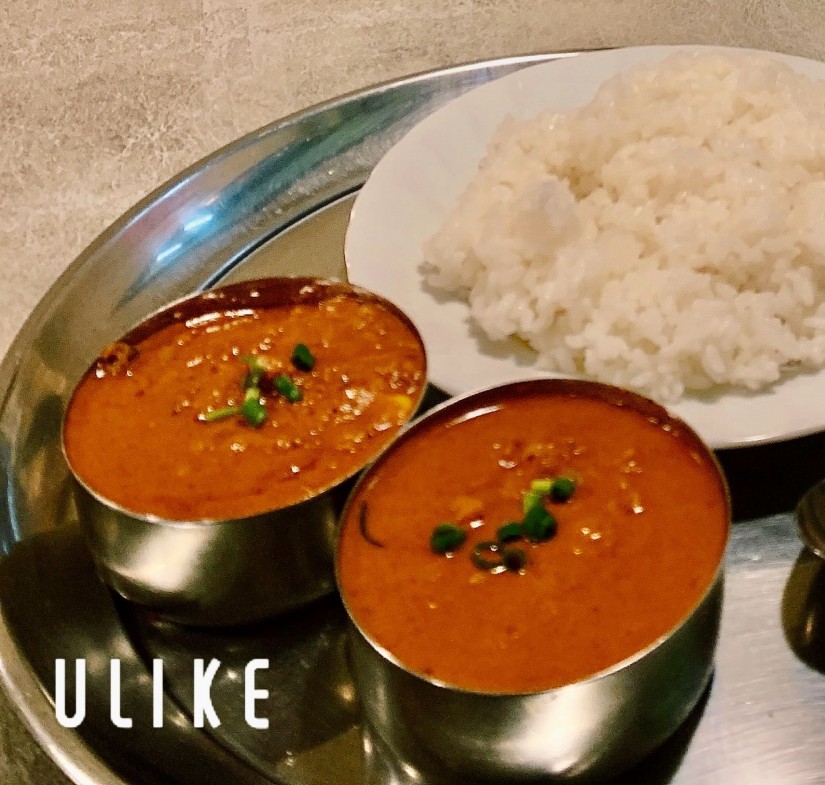 ミックス野菜カリー、ダルカリー 辛口