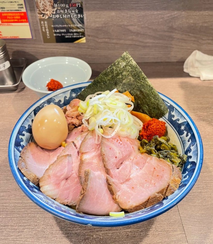 辛油そば 辛玉増し