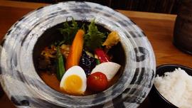 チキンレッグカリーの巻 辛さ:地獄 ごはん普通盛り