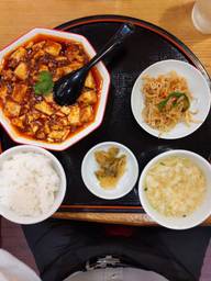 麻辣麻婆豆腐定食  4大辛シビ