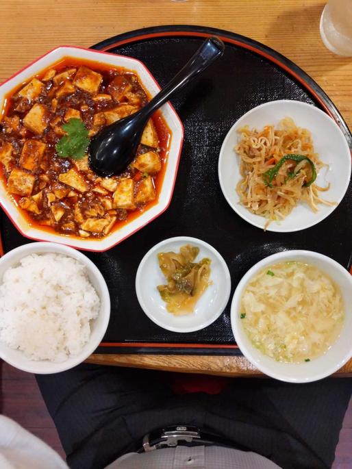 麻辣麻婆豆腐定食  4大辛シビ
