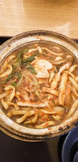 ピリ辛味噌煮込みうどん