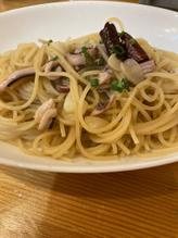 いか塩辛パスタ