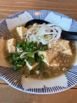 グリーンチリの麻婆豆腐