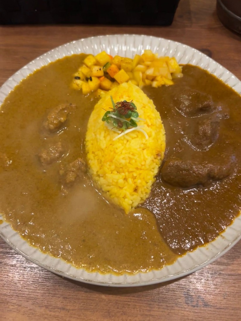 二種盛り(定番マトン、日替わり香味ビーフ)