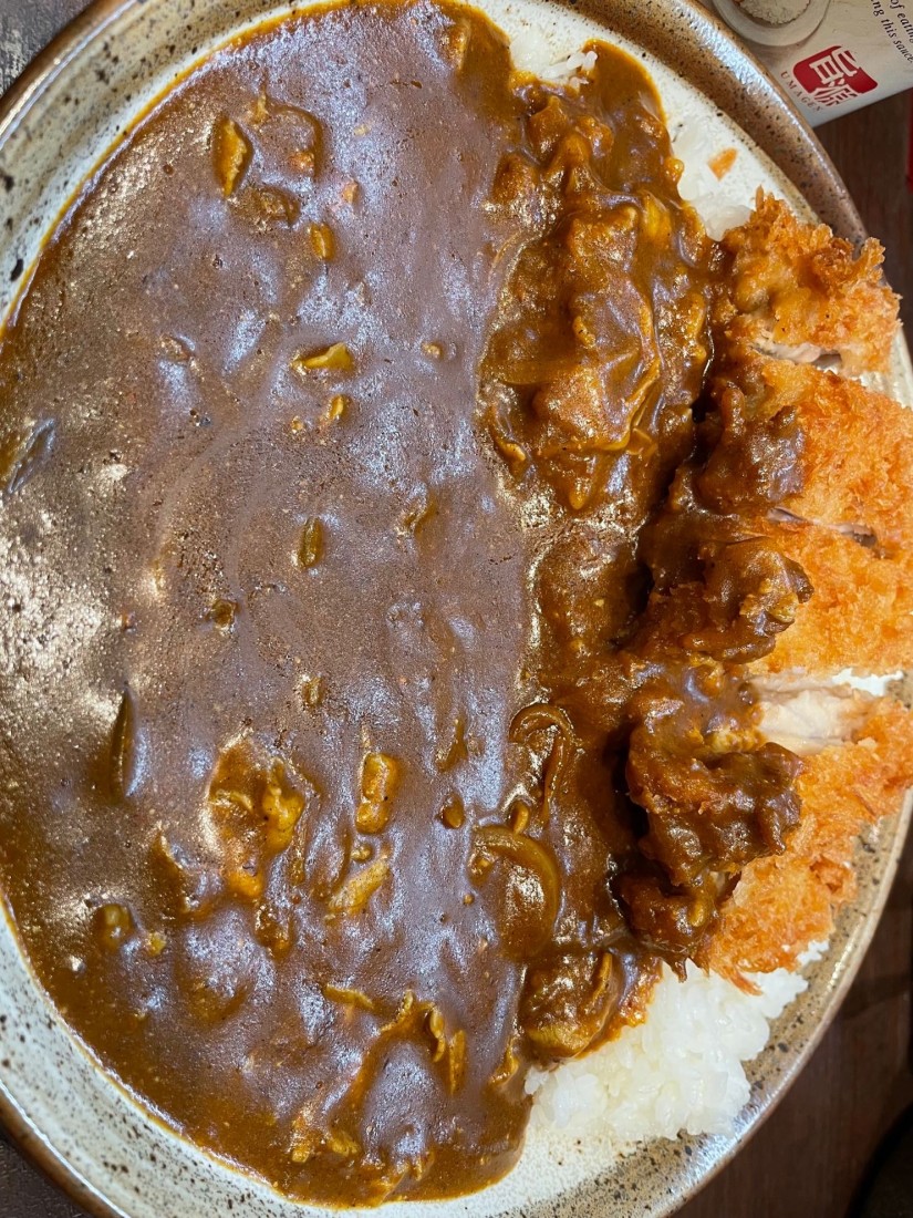 チキンカツハーフ豚しゃぶカレー 10辛