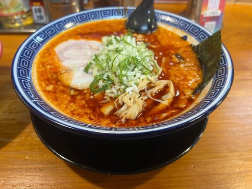 辛味香辣豚骨醤油麺 超激辛