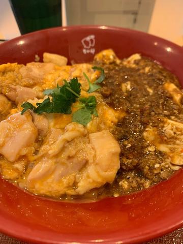 麻婆豆腐親子丼