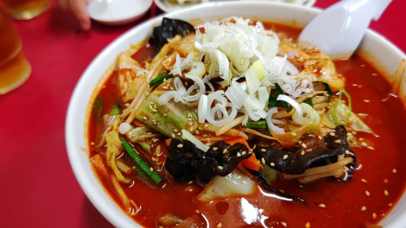 味噌ラーメン（特辛） ちょい辛、辛口、特辛、激辛、地獄、天国、お花畑