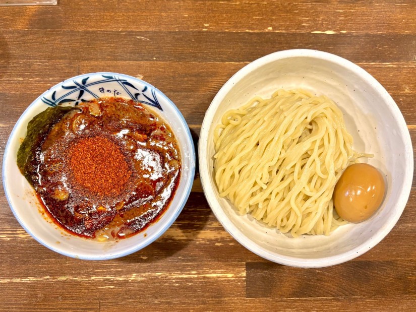 辛辛魚味玉つけめん 辛めの辛め