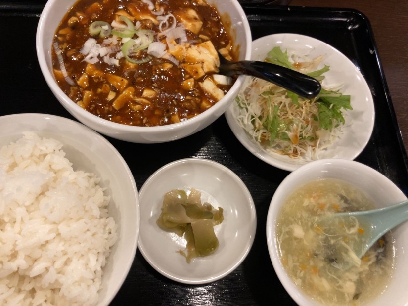 麻婆豆腐定食 2辛