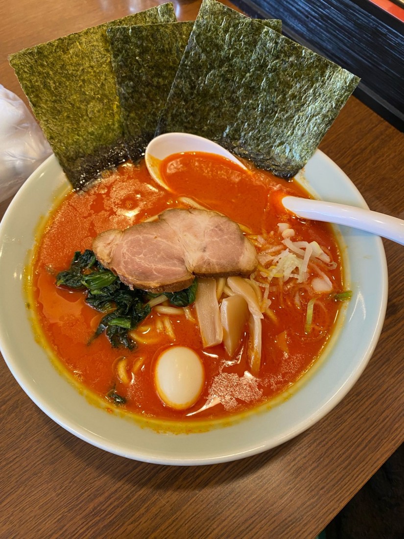 地獄醤油豚骨ラーメン 3辛