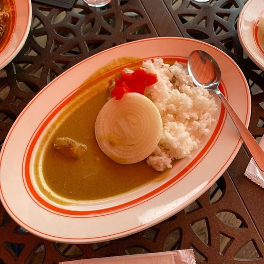 農援隊のグリーンカレー