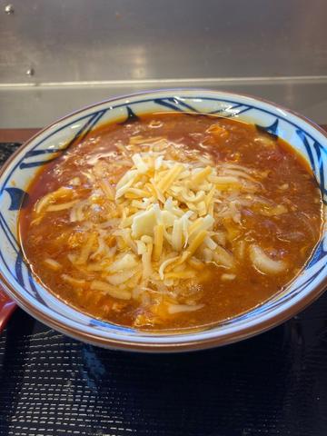 トマたまカレーうどん