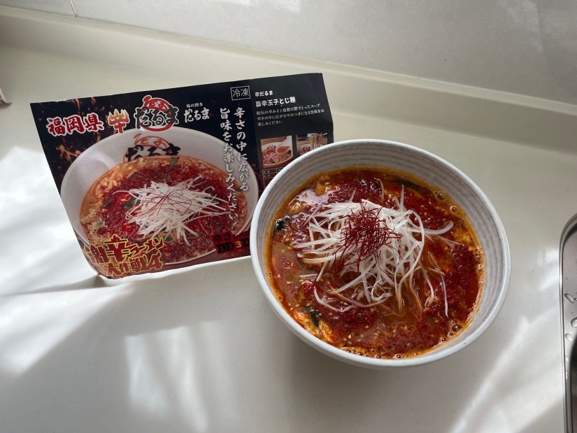 激辛ラーメン大作戦4旨辛玉子とじ麺 辛さレベル3