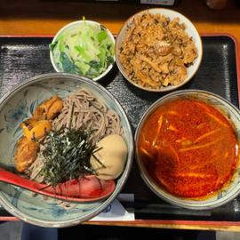 辛豚つけ蕎麦 辛さ3