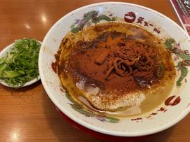赤ん粉ラーメンこってり 追加赤ん粉2杯