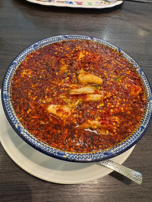 辣湯麺 辛さ増し注文
