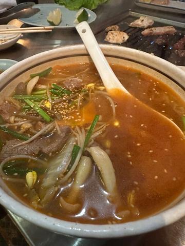 ユッケジャンスープ