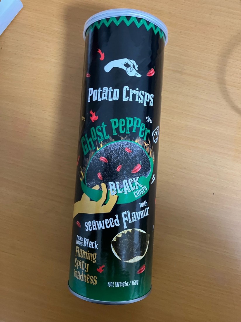  Potato Crisps Ghost Pepper  with Seaweed Flavour