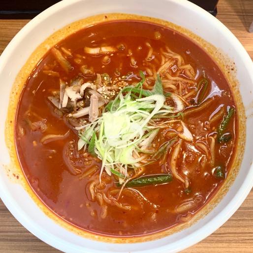 ユッケジャンらあめん 普通、激辛