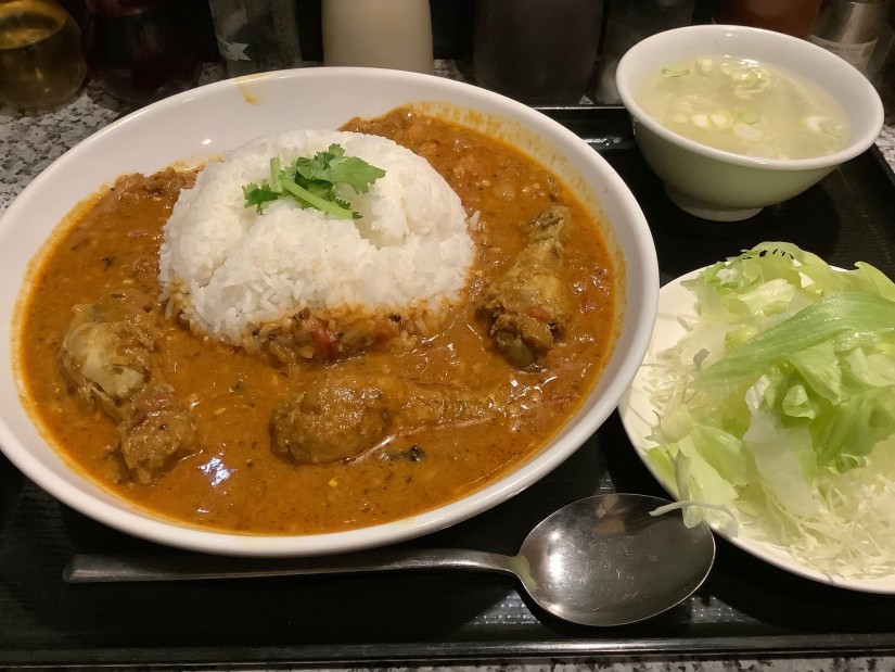 南インド風チキントマトカレー(手羽元)