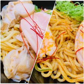 よだれ鶏の冷やし麺（ねぎ）