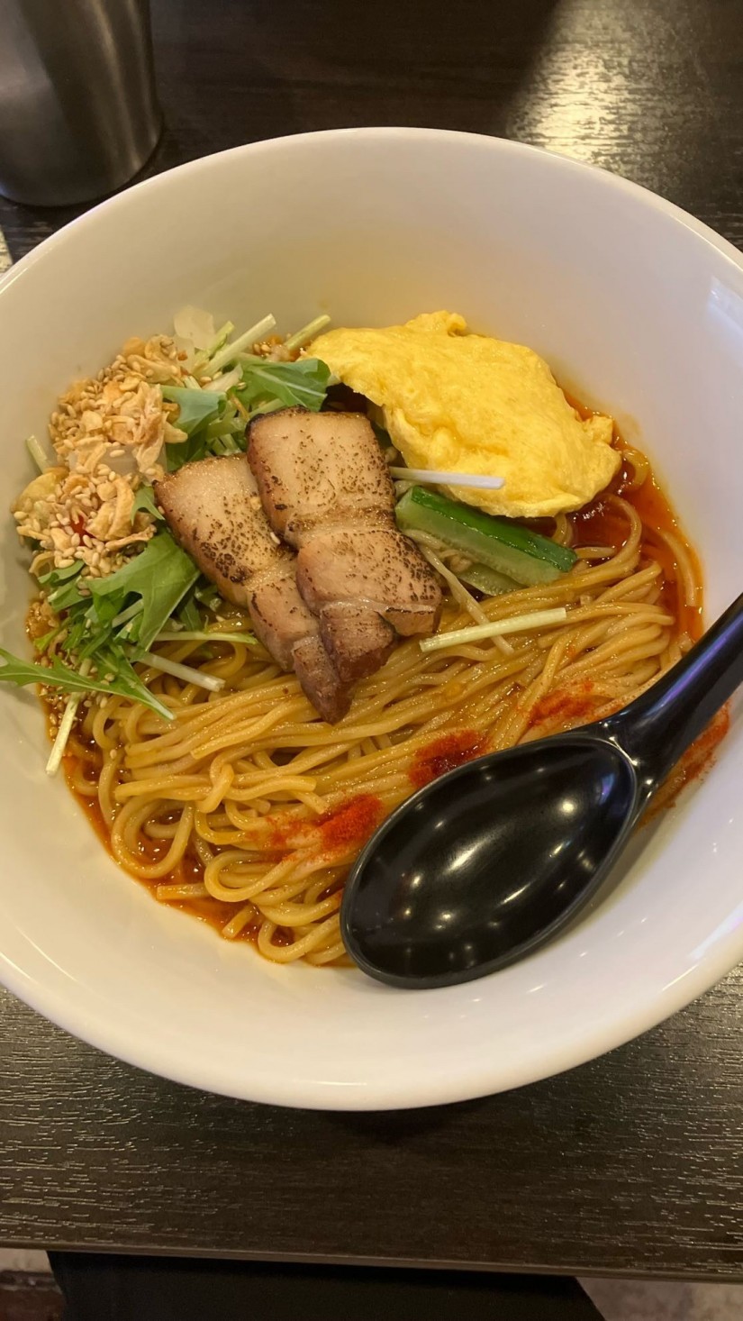 熟成豆板醤の和えそば
