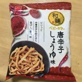 ベビースター唐辛子しょうゆ味 ピリッと赤唐辛子を効かせた香ばしい醤油味