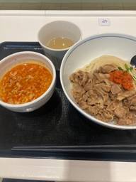 肉盛り辛つけ麺