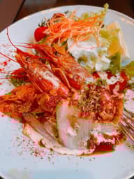 有頭海老のガーリックシュリンプ 7辛